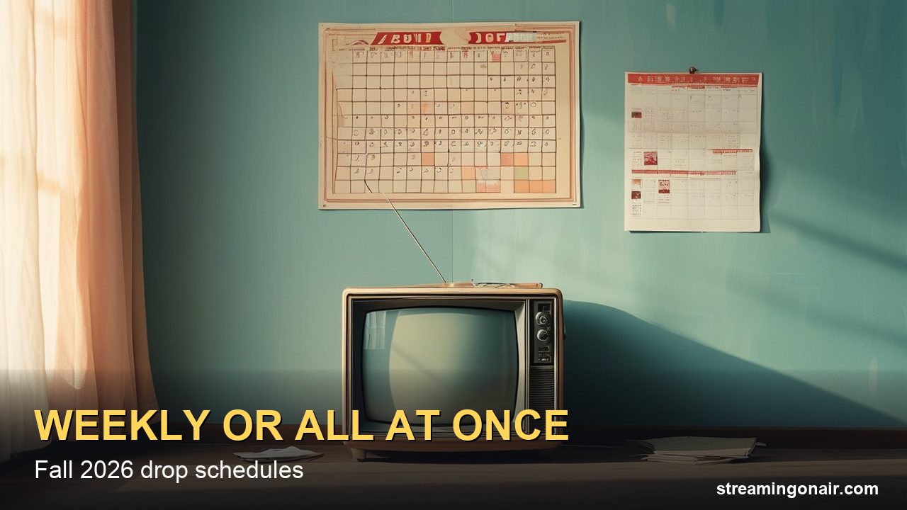 Weekly or All at Once? How Every Big Show Is Dropping in Fall 2026